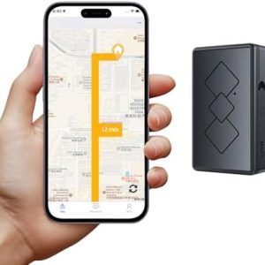 Magnetic GPS Tracker for Vehicles, Pets, & Family – Waterproof Covert Real-Time Locator – No Subscription, No Monthly Fee – Global Coverage, No Delay